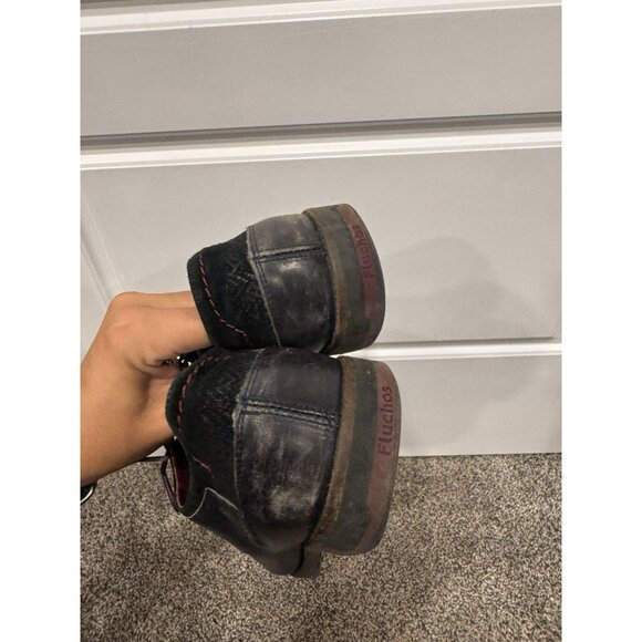 Fluchos Men’s Oxford Derby Shoes Blue Red Size 43 - Picture 5 of 8